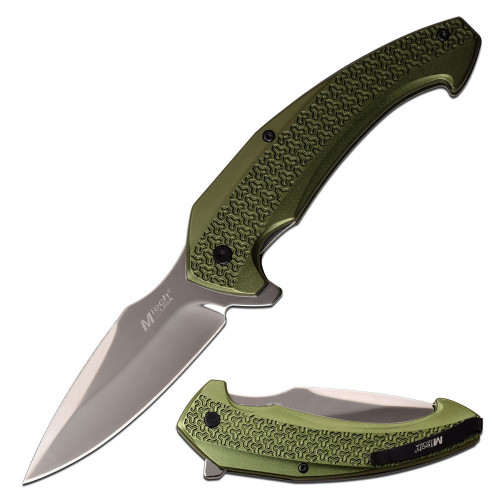 MTech Green Patterned Pocket Knife