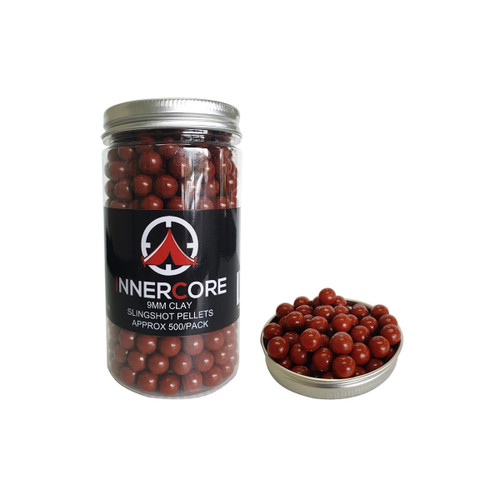 Innercore Red 9mm Clay Ball Pellets 500 Pack