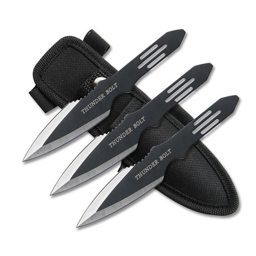 Perfect Point Thunder Bolt Throwing Knives 3 Pack