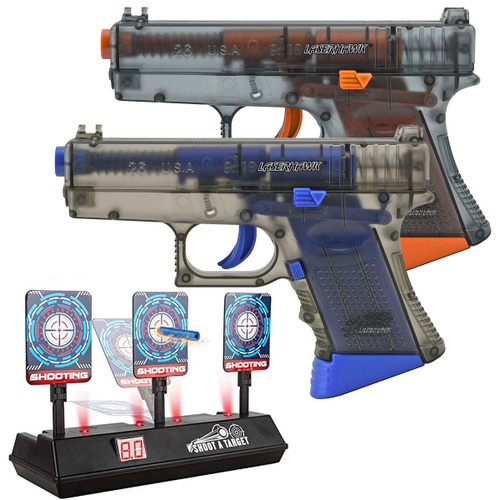 Twin Laserhawk Gel Blasters & Target Pack