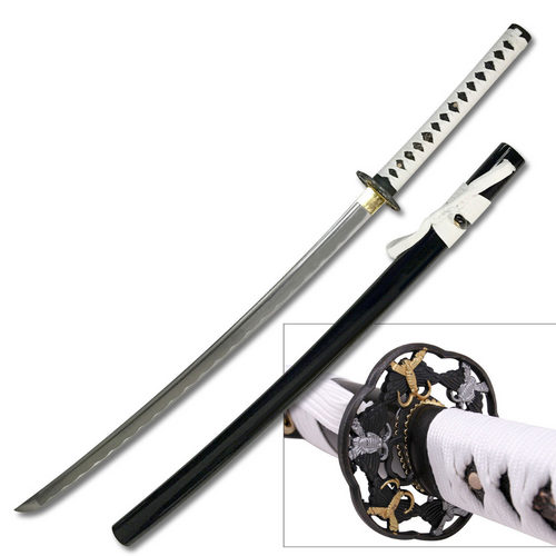 Ten Ryu Samurai Sword - White