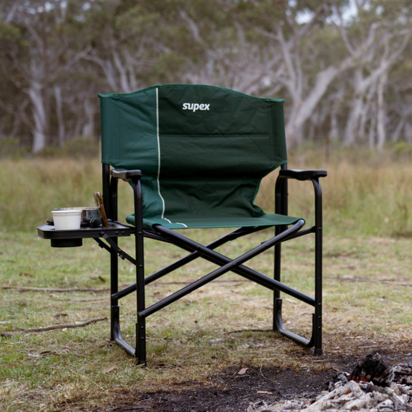 Camping Aluminium Chair with Side Table Camping Aluminium Chair with Side Table