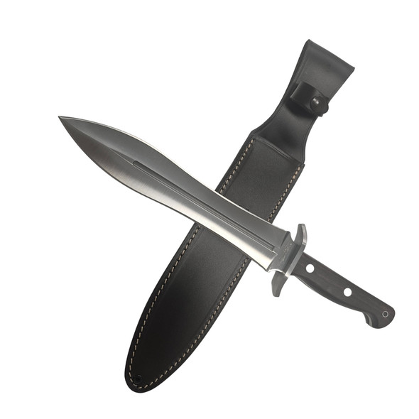 Salamandra Ebony Wood Double Edged Knife 375mm