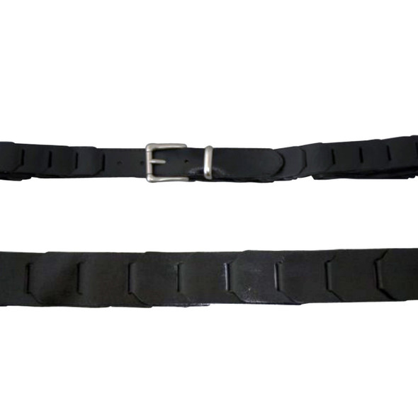 Jacaru Black Looped Kangaroo leather Belt