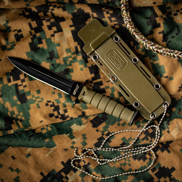 MTech USA Mini Tactical Hunting Green Knife