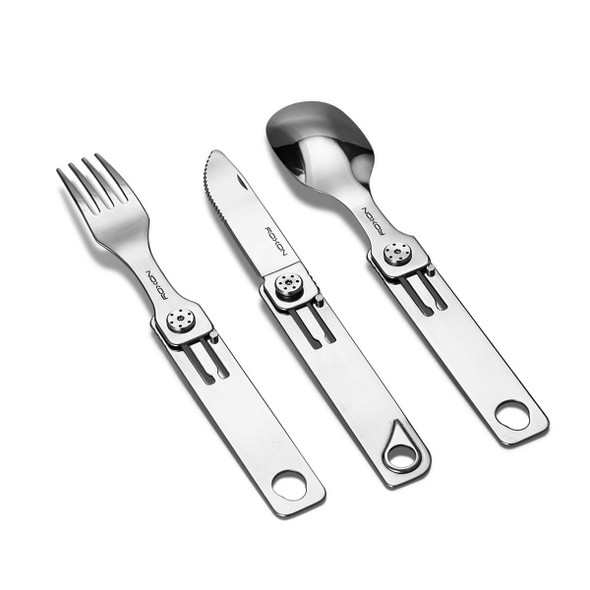 Roxon Magnetic Folding Travel Cutlery Set