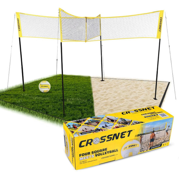 CrossNet Four-Square Volleyball Game CrossNet Four-Square Volleyball Game