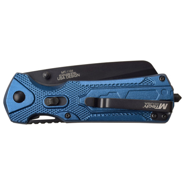 MTech USA Blue Pocket Knife with Multi-Tools MTech USA Blue Pocket Knife with Multi-Tools