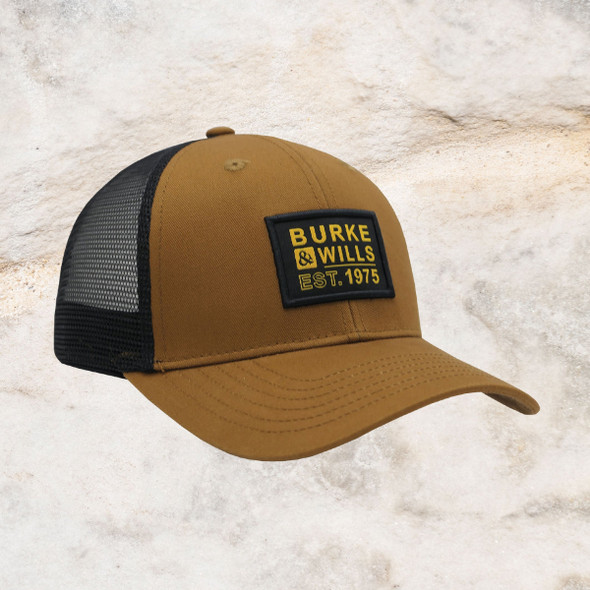 Burke & Wills Dark Camel Ellis Trucker Cap