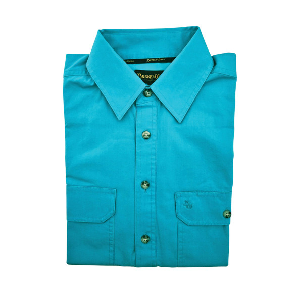 Burke & Wills Men's Aqua Capricorn Shirt