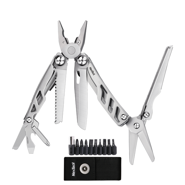 NexTool Flagship Max 14-in-1 Multi-Tool with Bit Kit & Belt Pouch
