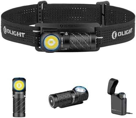 Olight Perun 3 Mini White & Red Beam Torch w Case - Black