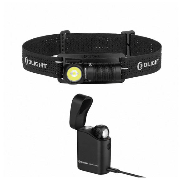 Olight Perun 3 Mini White & Red Beam Torch w Case - Black