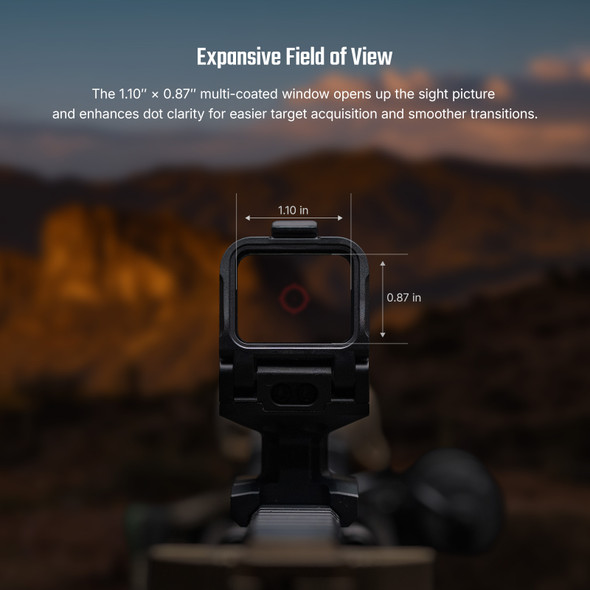 Osight R Micro T1/T2 Footprint Enclosed Red Dot Sight