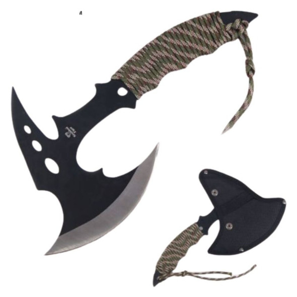 Snake Eye Tactical Throwing Axe with Sheath - SE-3121
