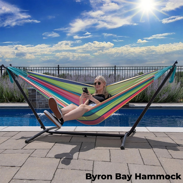 Vivere Byron Bay Double Cotton Hammock