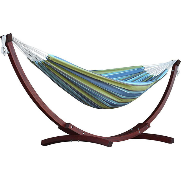 OASIS Double Hammock and Wooden Arc Combo