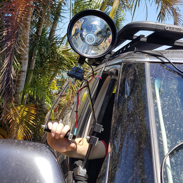 Powa Beam Window Mounted Spotlight Setup