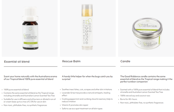 Good Riddance 40hr Native Oils Tropical Insect Repellent Candle