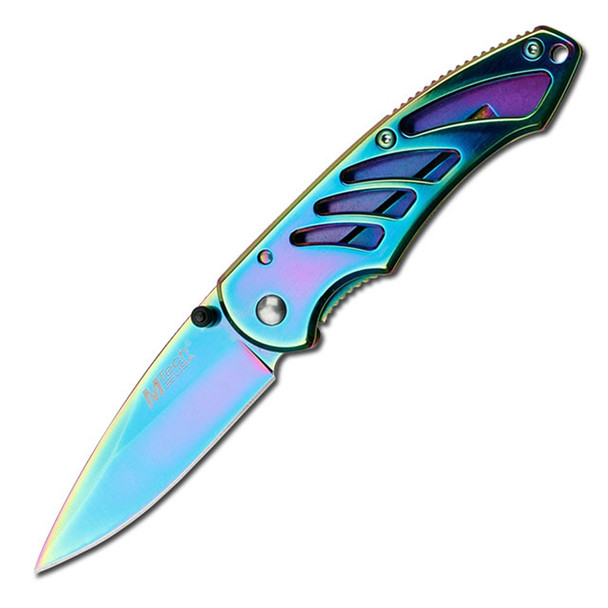 MTech Rainbow Titanium Pocket Knife