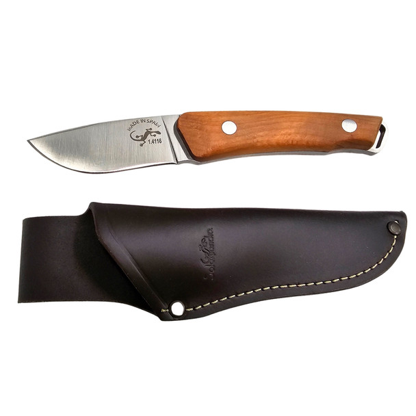 Salamandra Yew Wood Handle Hunting Knife 205mm