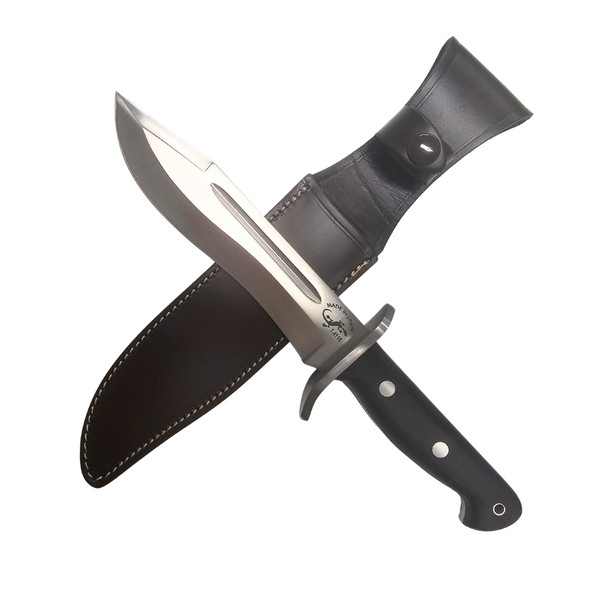 Salamandra Ebony Wood Handle Hunting Steel Knife 300mm