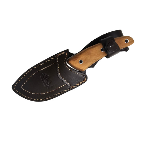 Salamandra Knife with Hook Olive Wood Handle