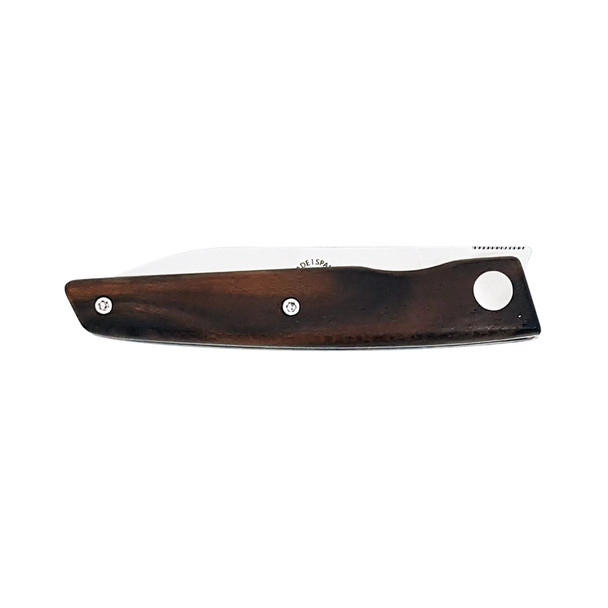Salamandra Ziricote Wood Handle Pocket Knife