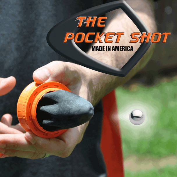 Pocket Shot High Speed Pellet Shooter - Black