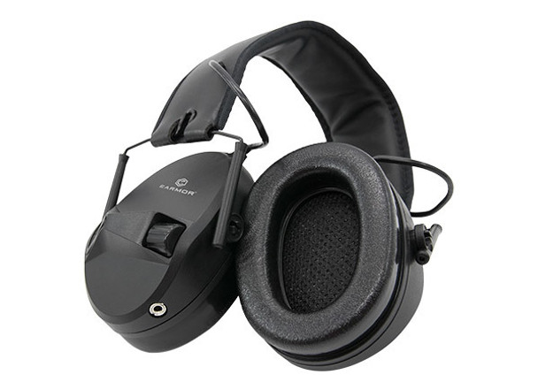Earmor Electronic Shooting Earmuffs M30 Black