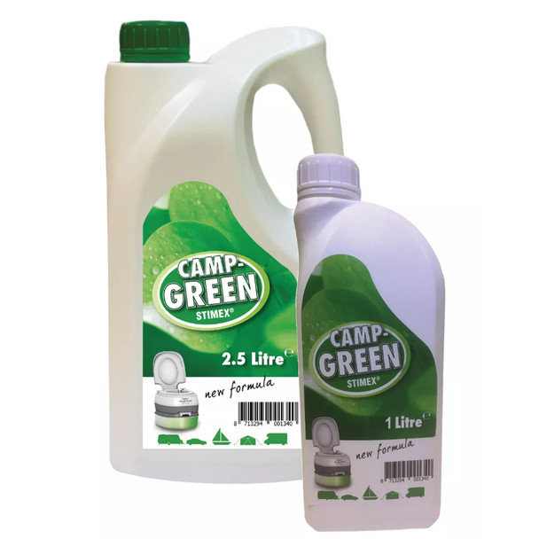 Stimex 2.5L Camp Green Toilet Cleaning Liquid