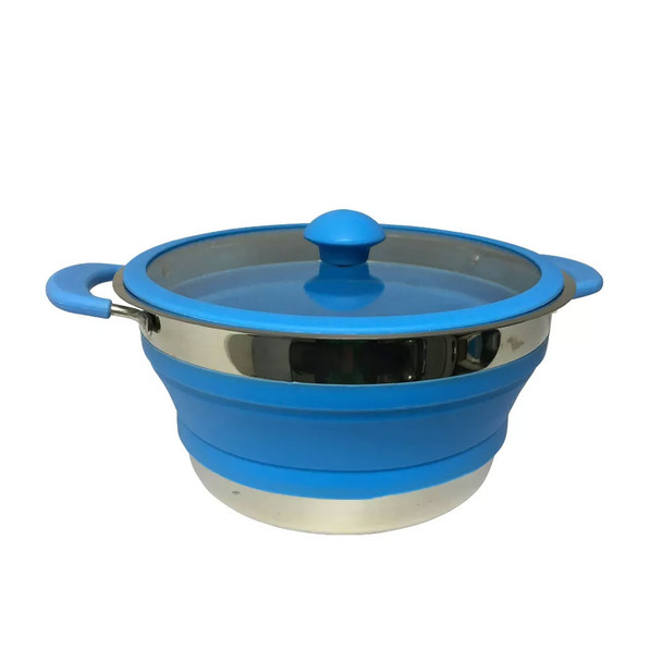 Supex Blue Collapsible Saucepans 3L