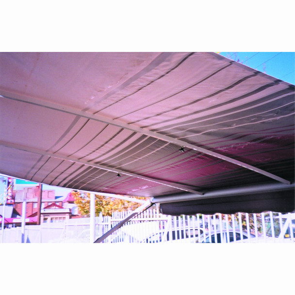 Supex White Slight Curve Aluminium Roof Rail