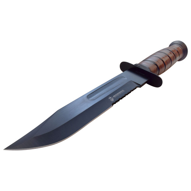 MTech Marines Partially Serrated Fixed Blade Knife