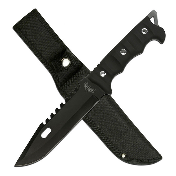 Master USA Black Full Tang Tactical Knife