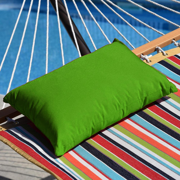 Outdoor Hammock Pillow w Strap - Green Outdoor Hammock Pillow w Strap - Green