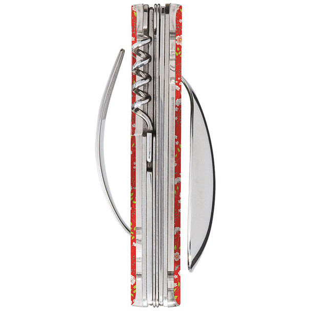 Akinod Luxury Magnetic Travel Cutlery - Helianthemum Red