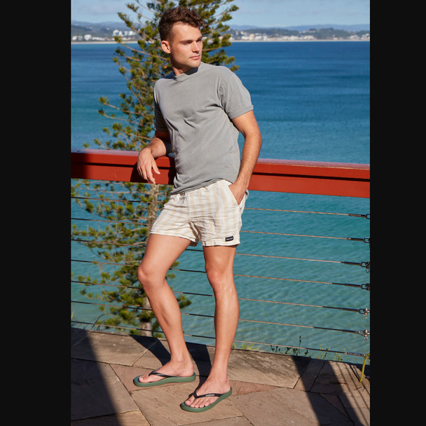Aussianas Navy Classic 2.5cm Arch Support Thongs