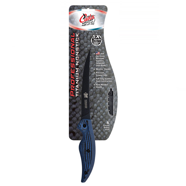 Cuda Professional 6" Curved Boning Knife Cuda Professional 6" Curved Boning Knife