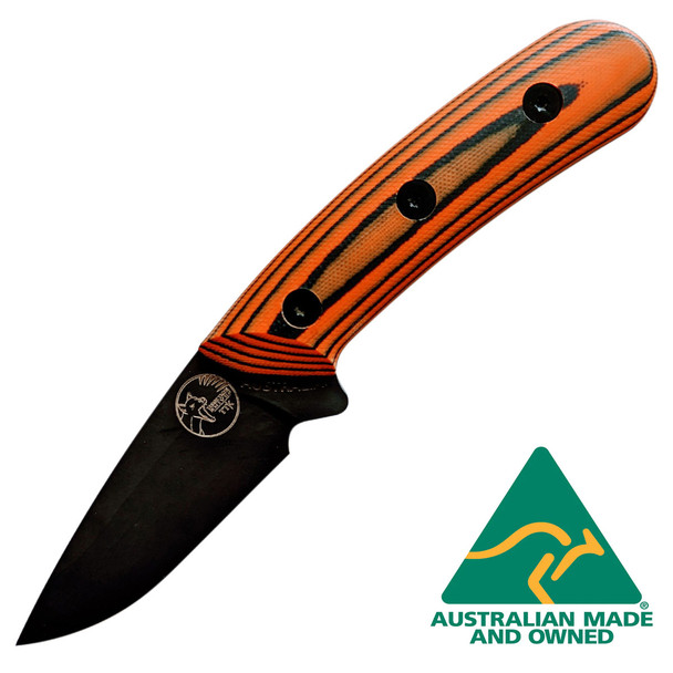 Hunting Knife - SKinner Knife - Australian Knife - Tassie Tiger Knives Australian Made Orange Skinning Knife Hunting Knife - SKinner Knife - Australian Knife - Tassie Tiger Knives Australian Made Orange Skinning Knife