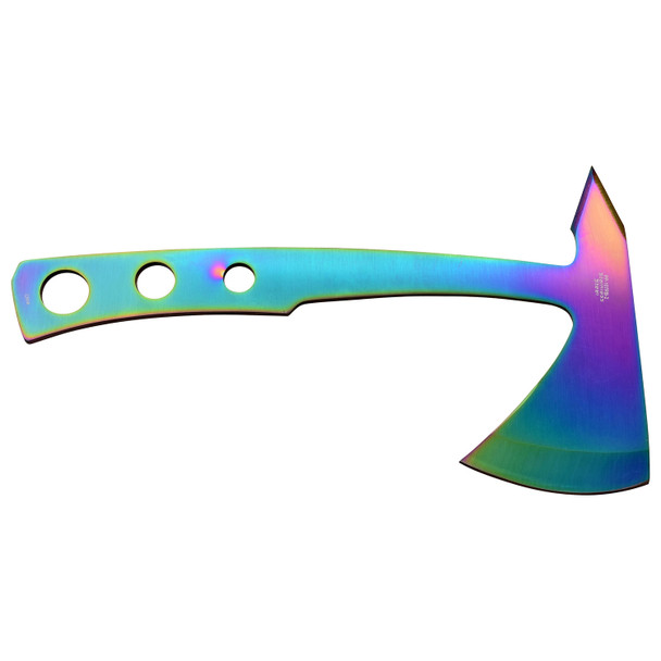Perfect Point Rainbow Tinite Throwing Axes 2 Pack