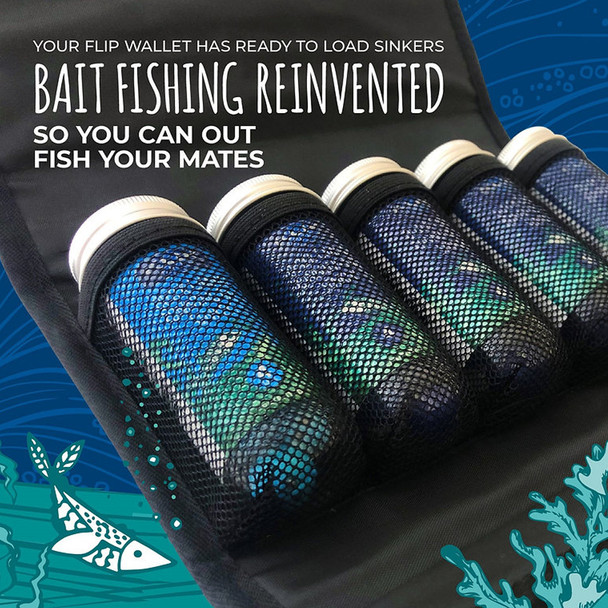 KLIK Sinkers Flip Wallet Pack - Blue