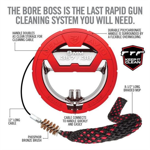 Real Avid Bore Boss Pull Through Bore Cleaner