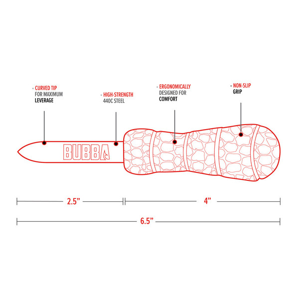 Bubba Paddoc Oyster Shucking Knife
