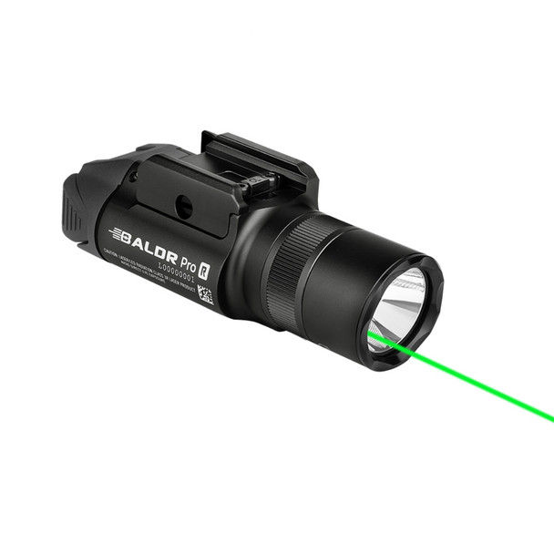 Olight BALDR Pro R Rail Mounted Torch w Green Laser - 1350lm