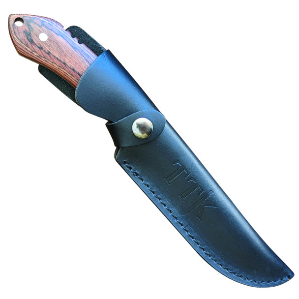 Tassie Tiger Knives Wooden Handle Camp Knife