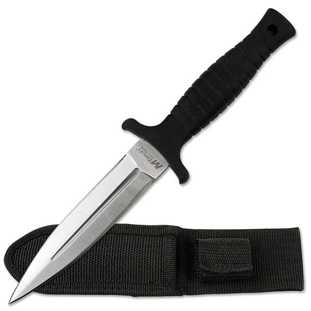 MTech USA Rubber Handle Silver Dagger MTech USA Rubber Handle Silver Dagger