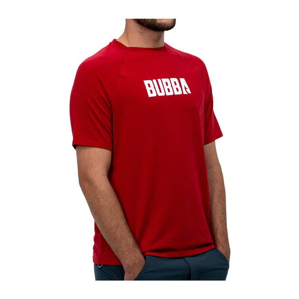 Bubba Men's Red Bahura Short Sleeve Tee