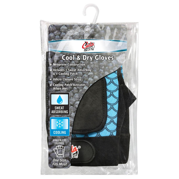 Cuda Cool & Dry Fingerless Gloves