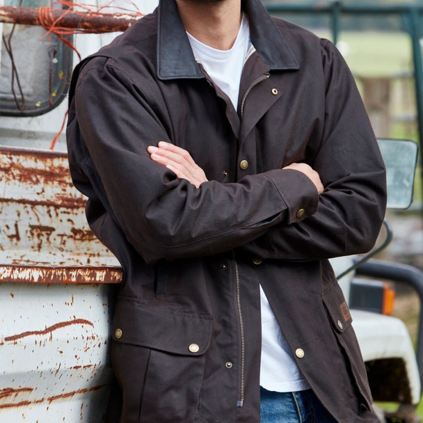 Burke & Wills Mens Brown Darwin Jacket Burke & Wills Mens Brown Darwin Jacket